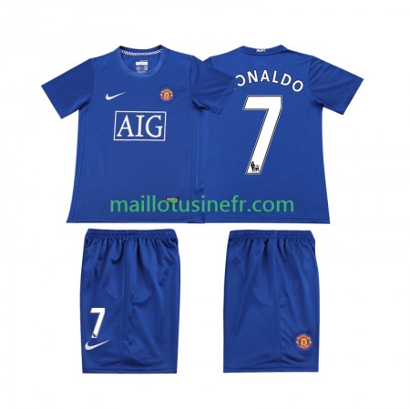 Maillot de Foot Manchester United Ronaldo 7 2008 2009 Troisième Retro - Enfant Maillot de Foot Manchester United Ronaldo 7 2008 2009 Troisième Retro - Enfant